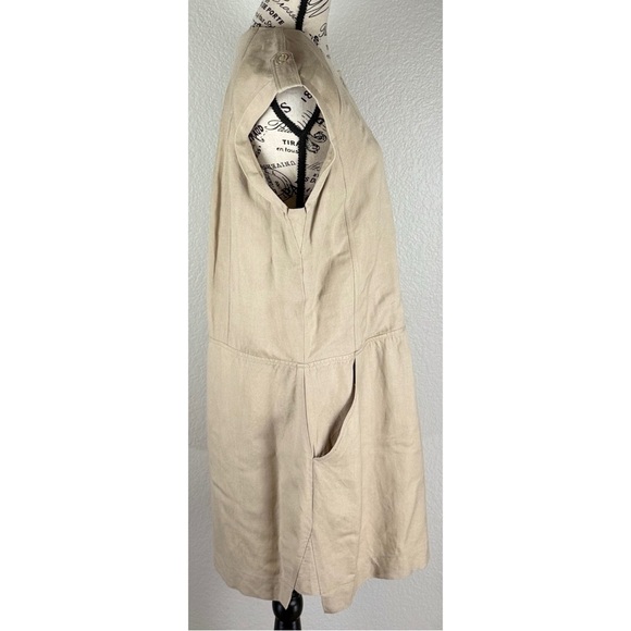 Melanie Lyne Button Front Linen Dress, size 8 - Picture 5 of 12